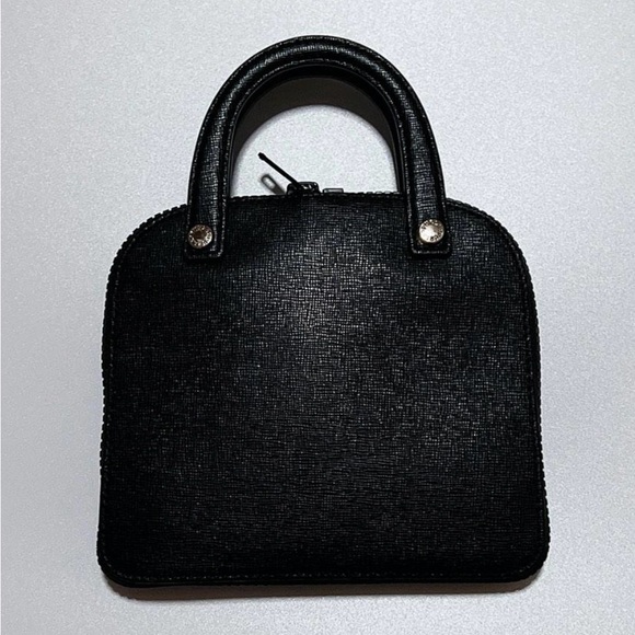 FURLA Black Tote Rare - Picture 5 of 16